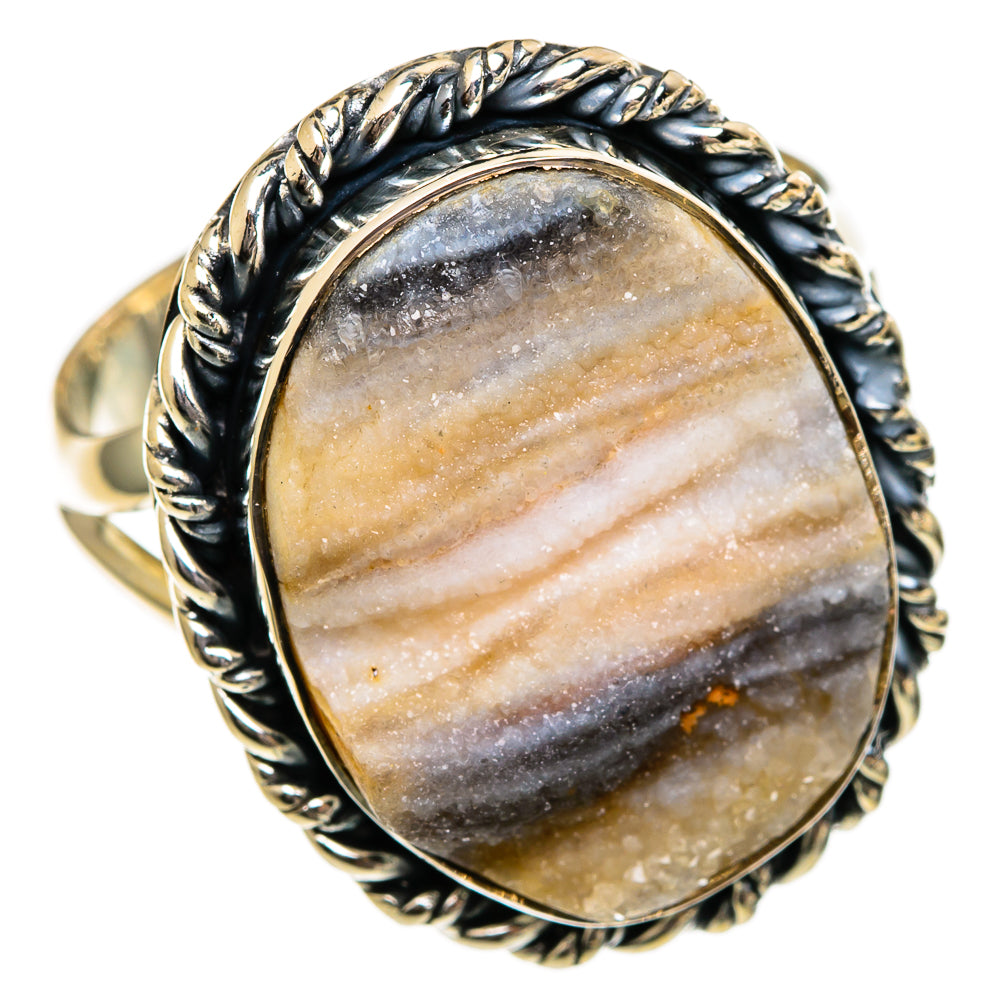 Desert Druzy Rings handcrafted by Anasilvercos - RING106270 - Photo 2