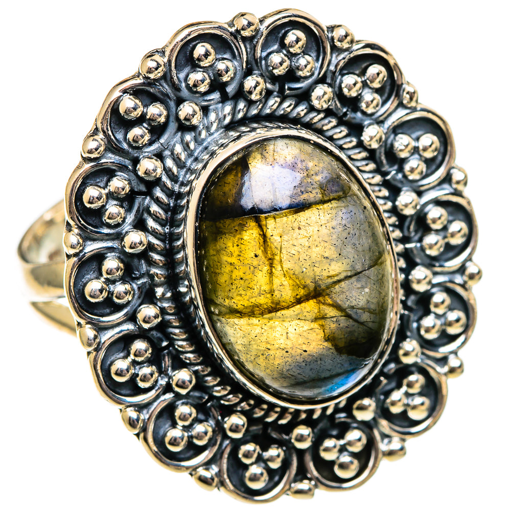 Labradorite Rings handcrafted by Anasilvercos - RING106274 - Photo 2