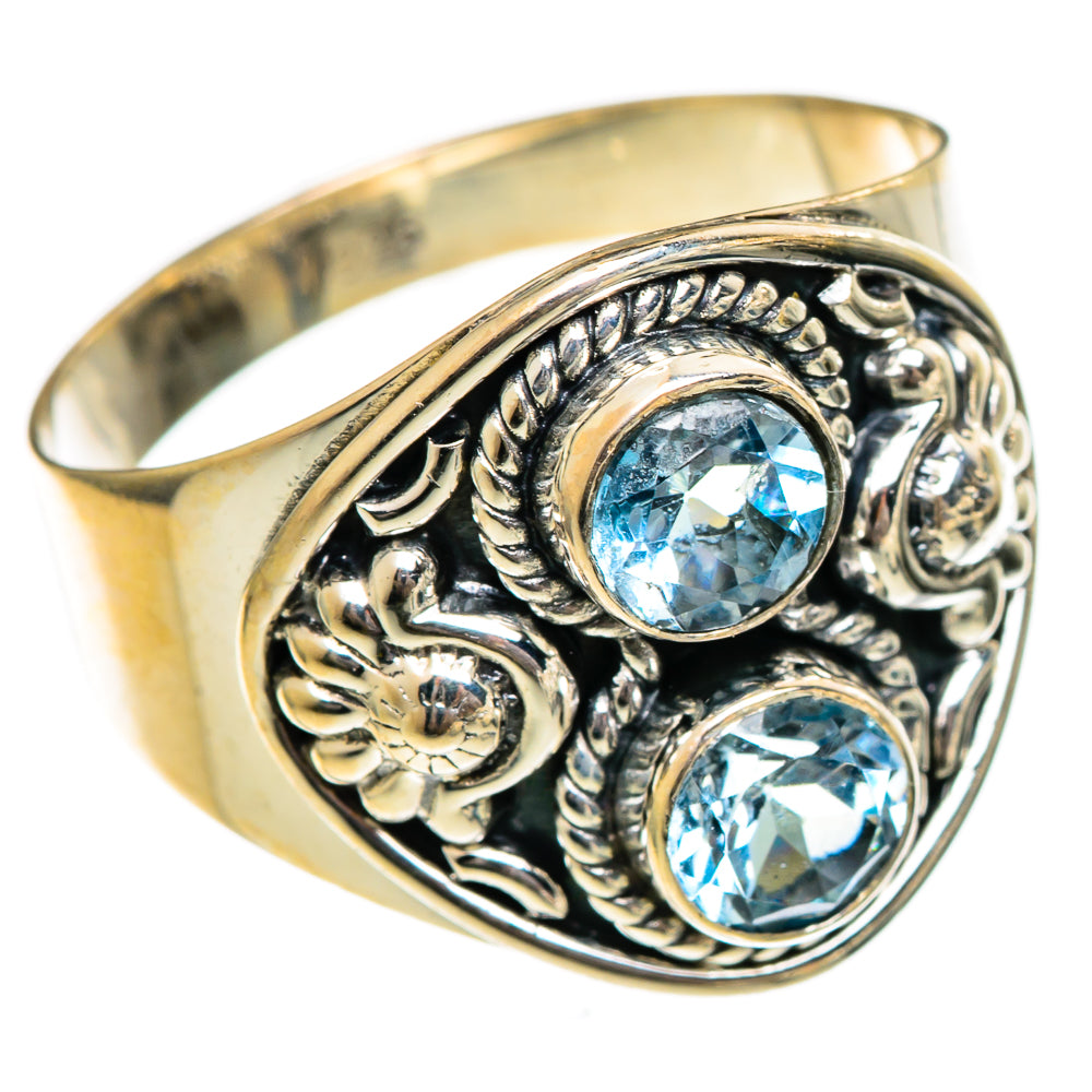 Blue Topaz Rings handcrafted by Anasilvercos - RING106276 - Photo 2