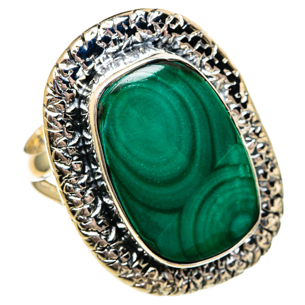Malachite Rings handcrafted by Anasilvercos - RING106279 - Photo 2