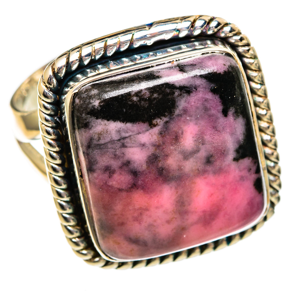 Rhodonite Rings handcrafted by Anasilvercos - RING106294 - Photo 2