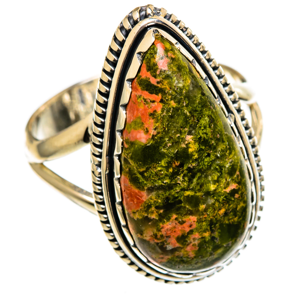 Unakite Rings handcrafted by Anasilvercos - RING106322 - Photo 2