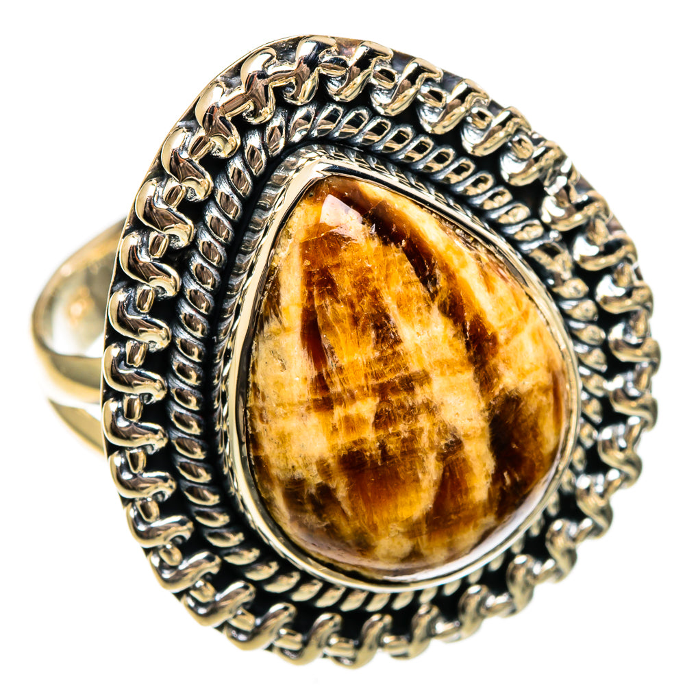 Peanut Wood Jasper Rings handcrafted by Anasilvercos - RING106323 - Photo 2