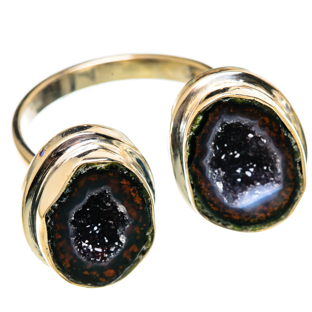 Coconut Geode Druzy Rings handcrafted by Anasilvercos - RING106325 - Photo 2
