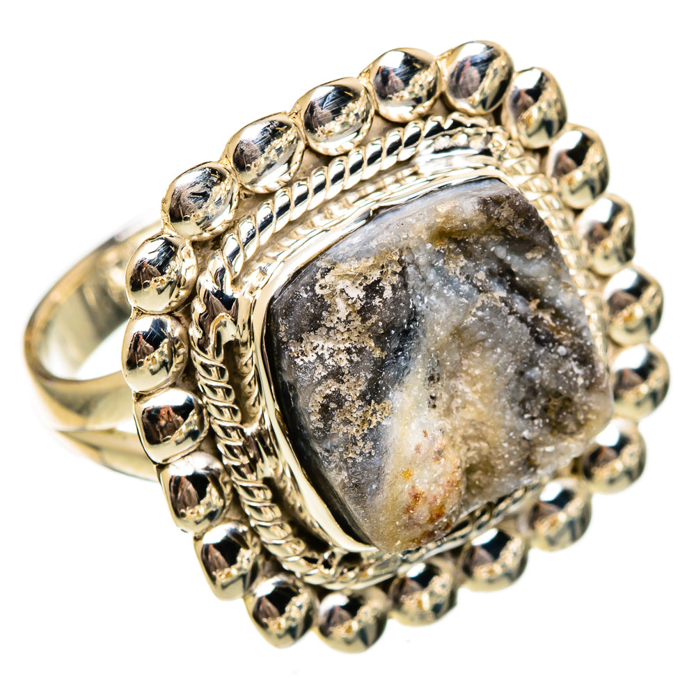 Desert Druzy Rings handcrafted by Anasilvercos - RING106345 - Photo 2