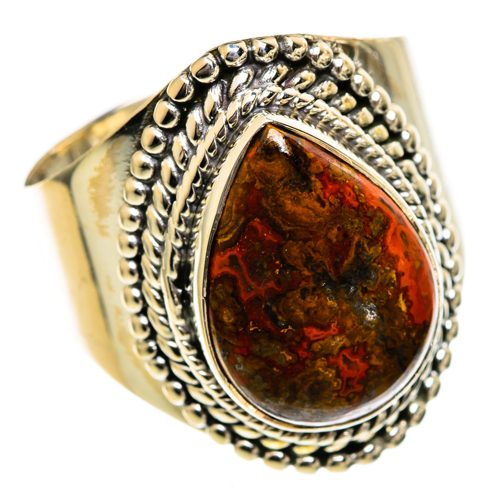 Moroccan Agate Rings handcrafted by Anasilvercos - RING106361 - Photo 2