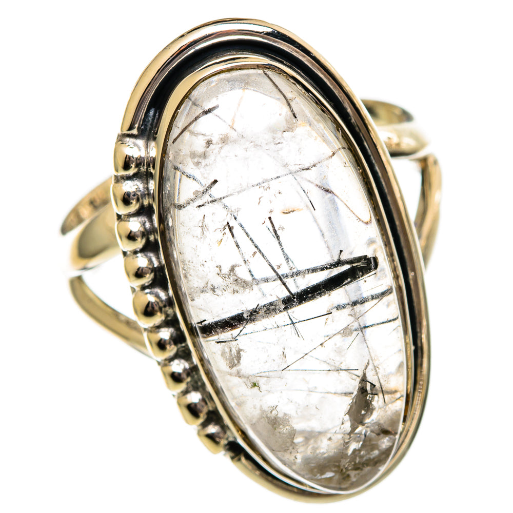 Tourmalinated Quartz Rings handcrafted by Anasilvercos - RING106371 - Photo 2