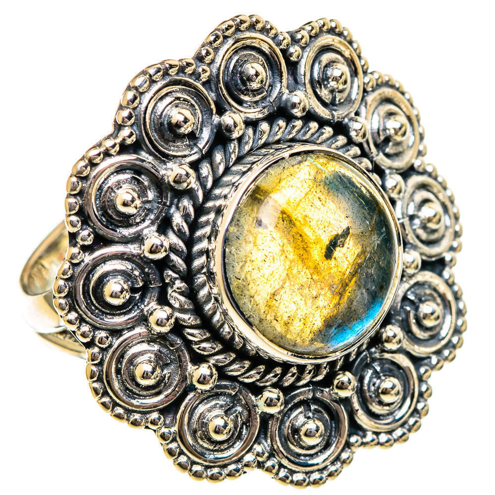 Labradorite Rings handcrafted by Anasilvercos - RING106386 - Photo 2