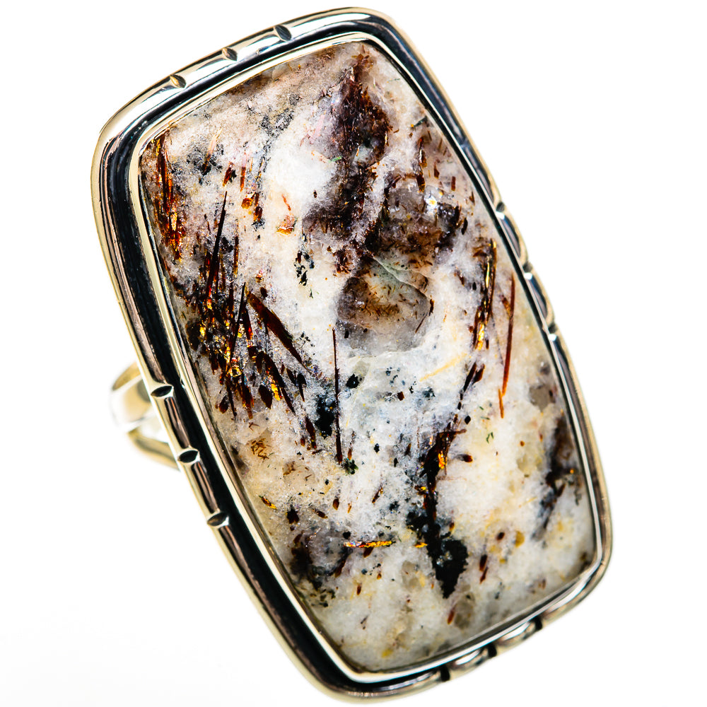 Astrophyllite Rings handcrafted by Anasilvercos - RING106407 - Photo 2
