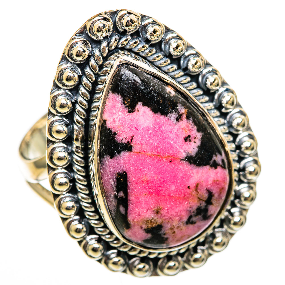 Rhodonite Rings handcrafted by Anasilvercos - RING106414 - Photo 2