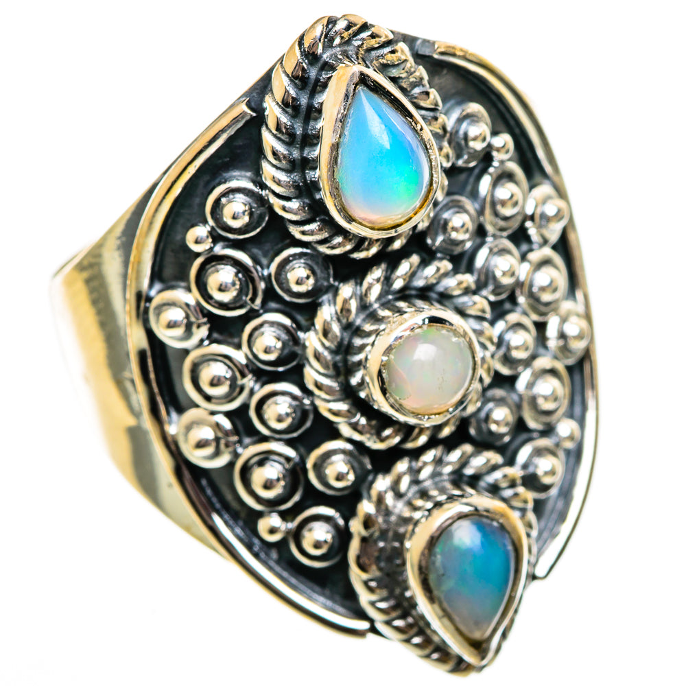 Ethiopian Opal Rings handcrafted by Anasilvercos - RING106430 - Photo 2