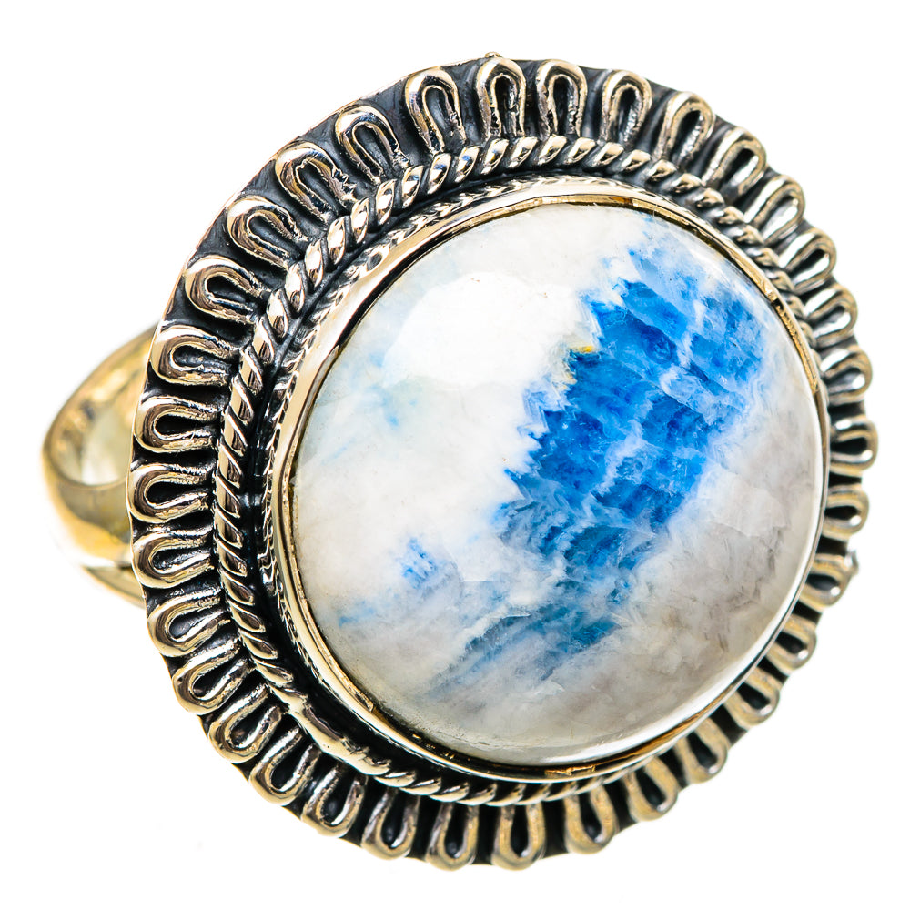 Blue Scheelite Rings handcrafted by Anasilvercos - RING106436 - Photo 2