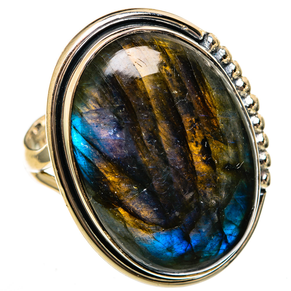 Labradorite Rings handcrafted by Anasilvercos - RING106440 - Photo 2