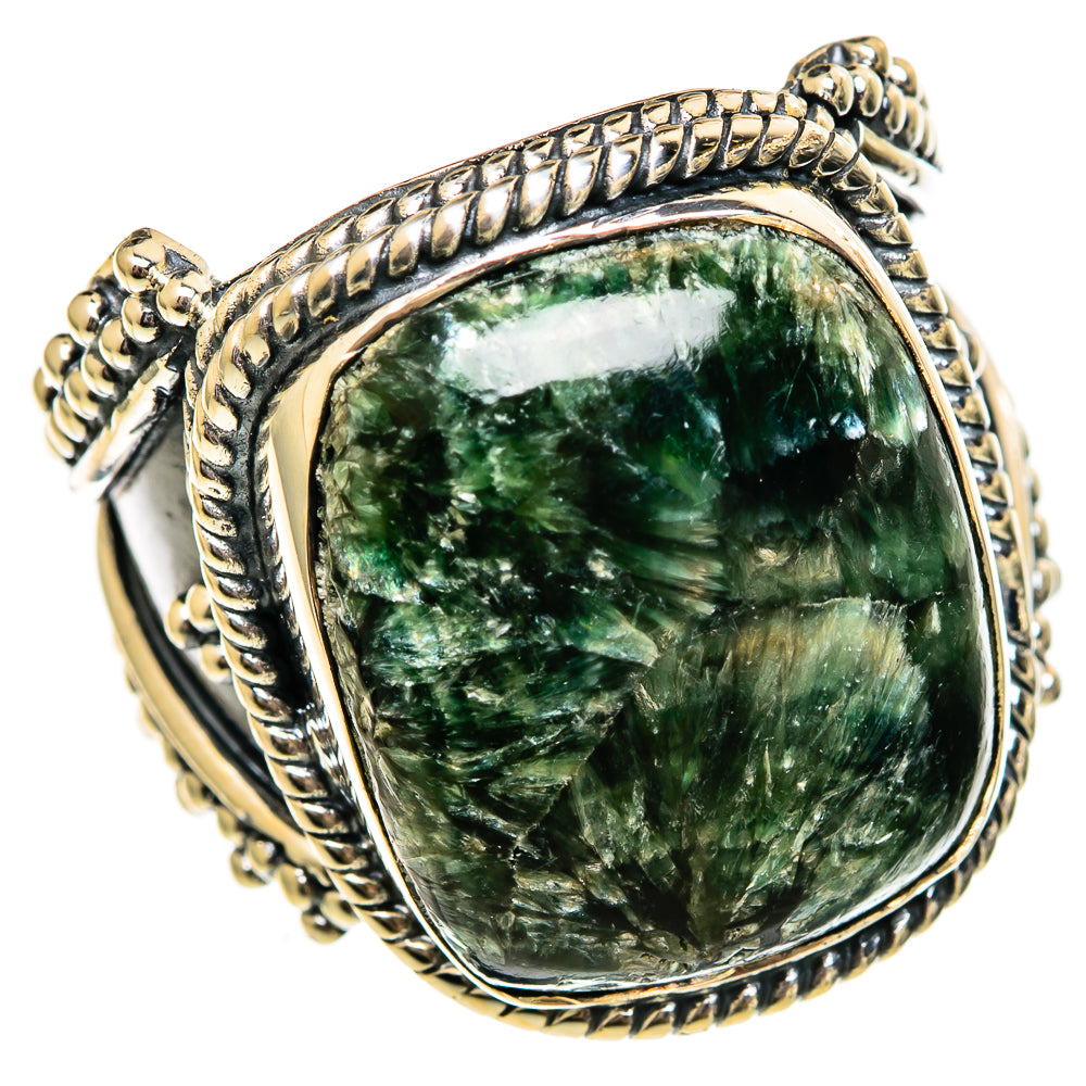 Seraphinite Rings handcrafted by Anasilvercos - RING106445 - Photo 2