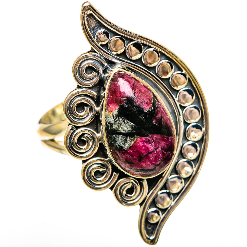 Russian Eudialyte Rings handcrafted by Anasilvercos - RING106497 - Photo 2