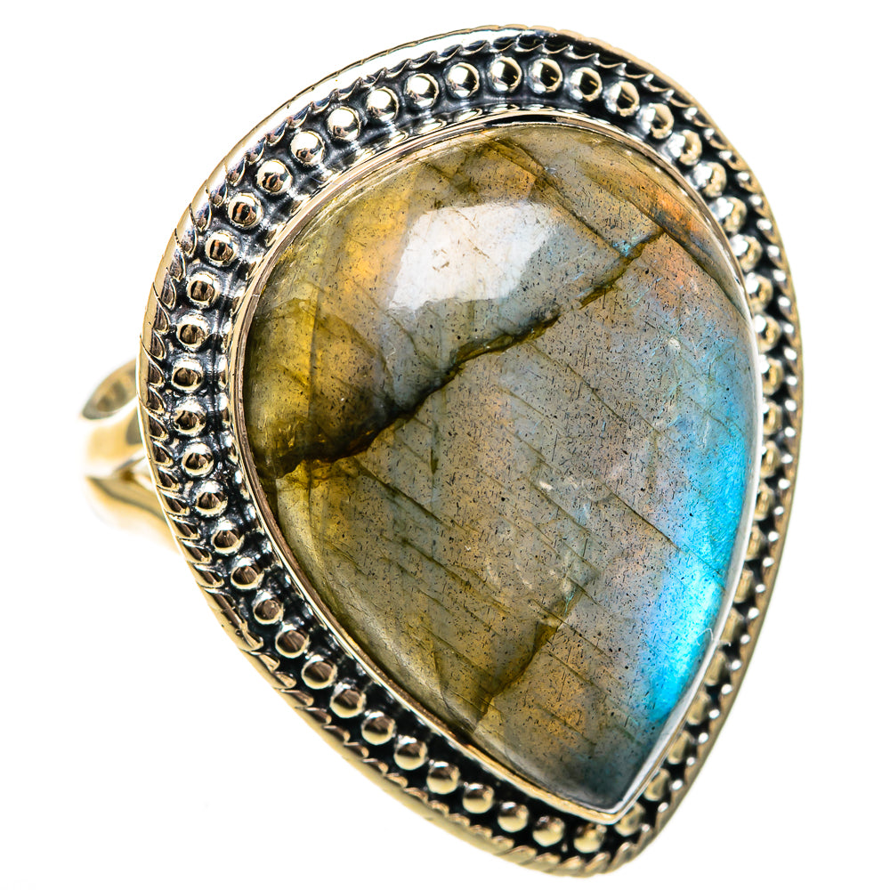 Labradorite Rings handcrafted by Anasilvercos - RING106510 - Photo 2