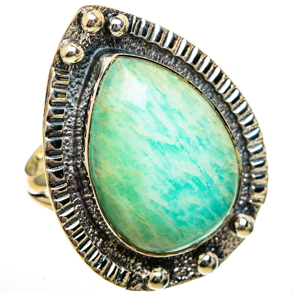 Amazonite Rings handcrafted by Anasilvercos - RING106515 - Photo 2