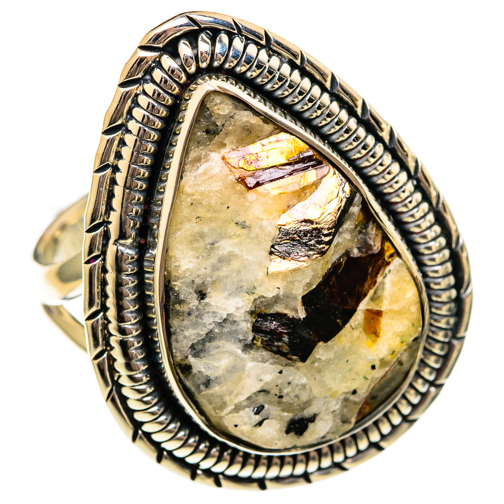 Astrophyllite Rings handcrafted by Anasilvercos - RING106523 - Photo 2