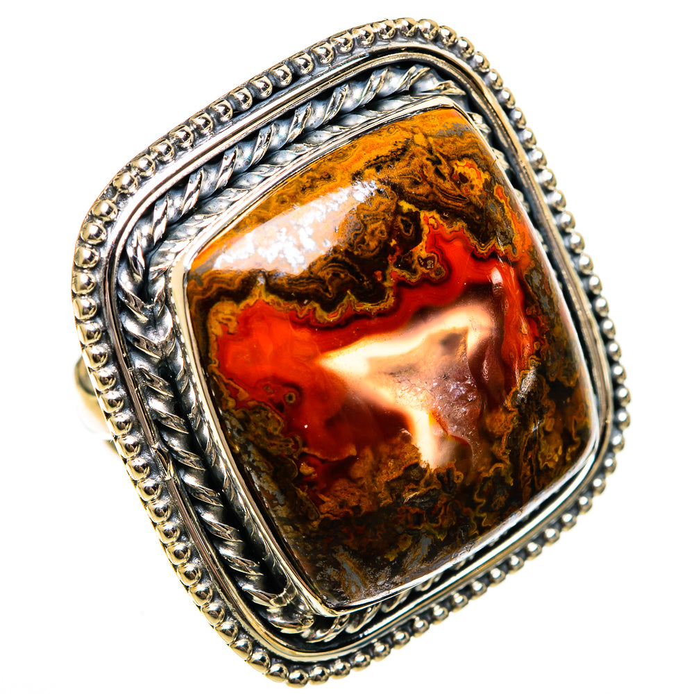 Moroccan Agate Rings handcrafted by Anasilvercos - RING106525 - Photo 2