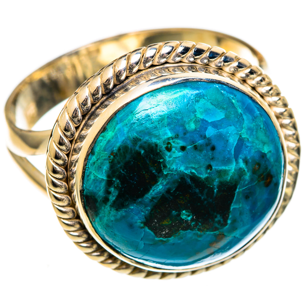 Chrysocolla Rings handcrafted by Anasilvercos - RING106532 - Photo 2