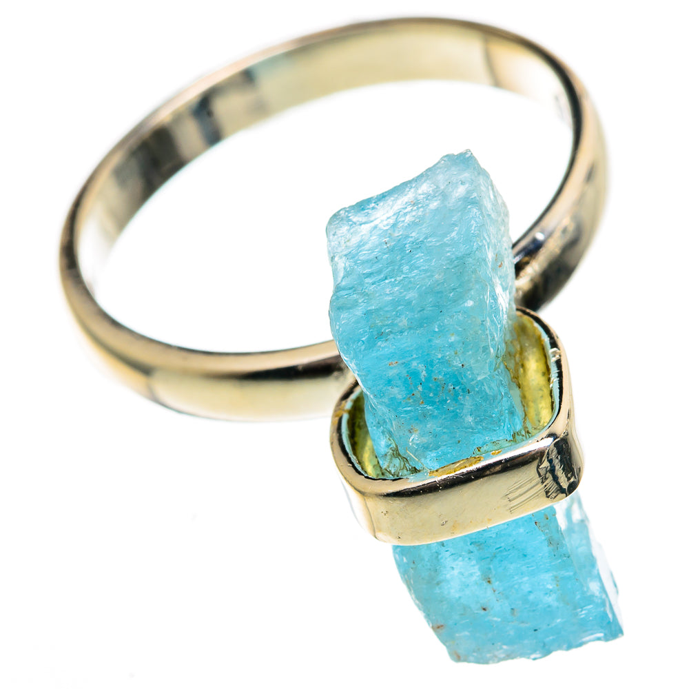 Aquamarine Rings handcrafted by Anasilvercos - RING106537 - Photo 2