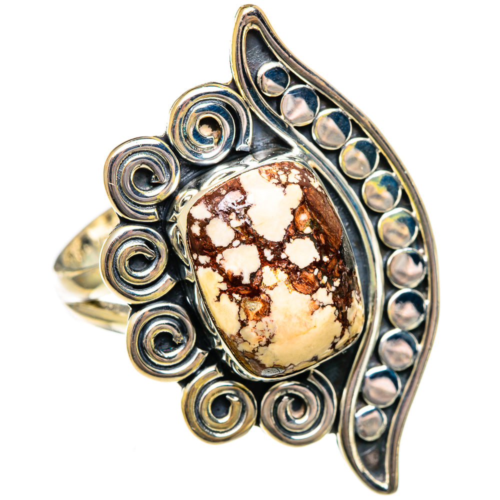 Wild Horse Jasper Rings handcrafted by Anasilvercos - RING106545 - Photo 2
