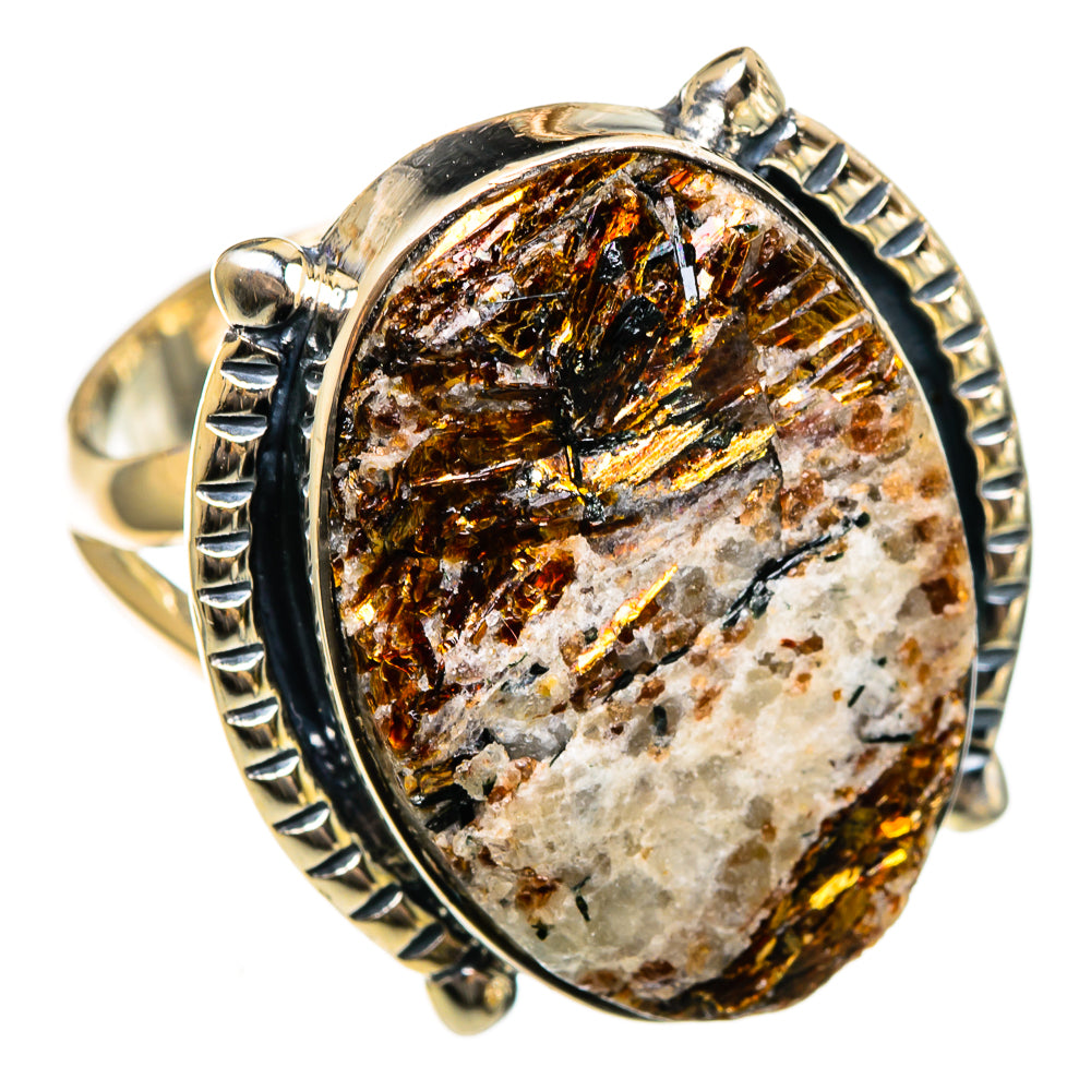 Astrophyllite Rings handcrafted by Anasilvercos - RING106548 - Photo 2