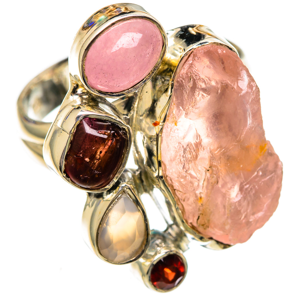 Rose Quartz Rings handcrafted by Anasilvercos - RING106553 - Photo 2