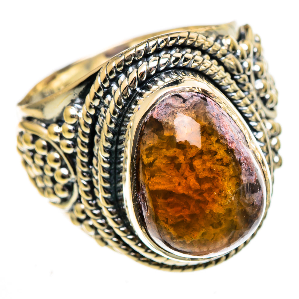 Mexican Fire Opal Rings handcrafted by Anasilvercos - RING106564 - Photo 2