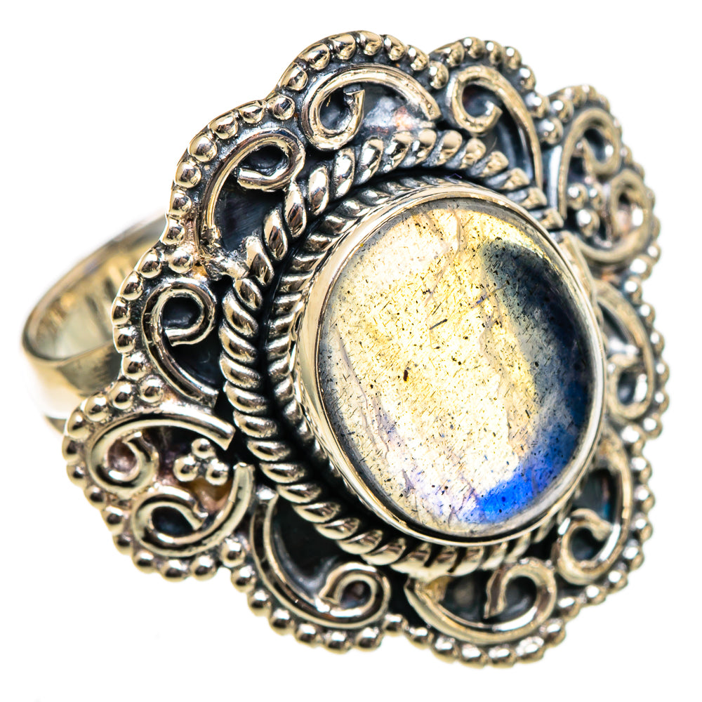 Labradorite Rings handcrafted by Anasilvercos - RING106570 - Photo 2