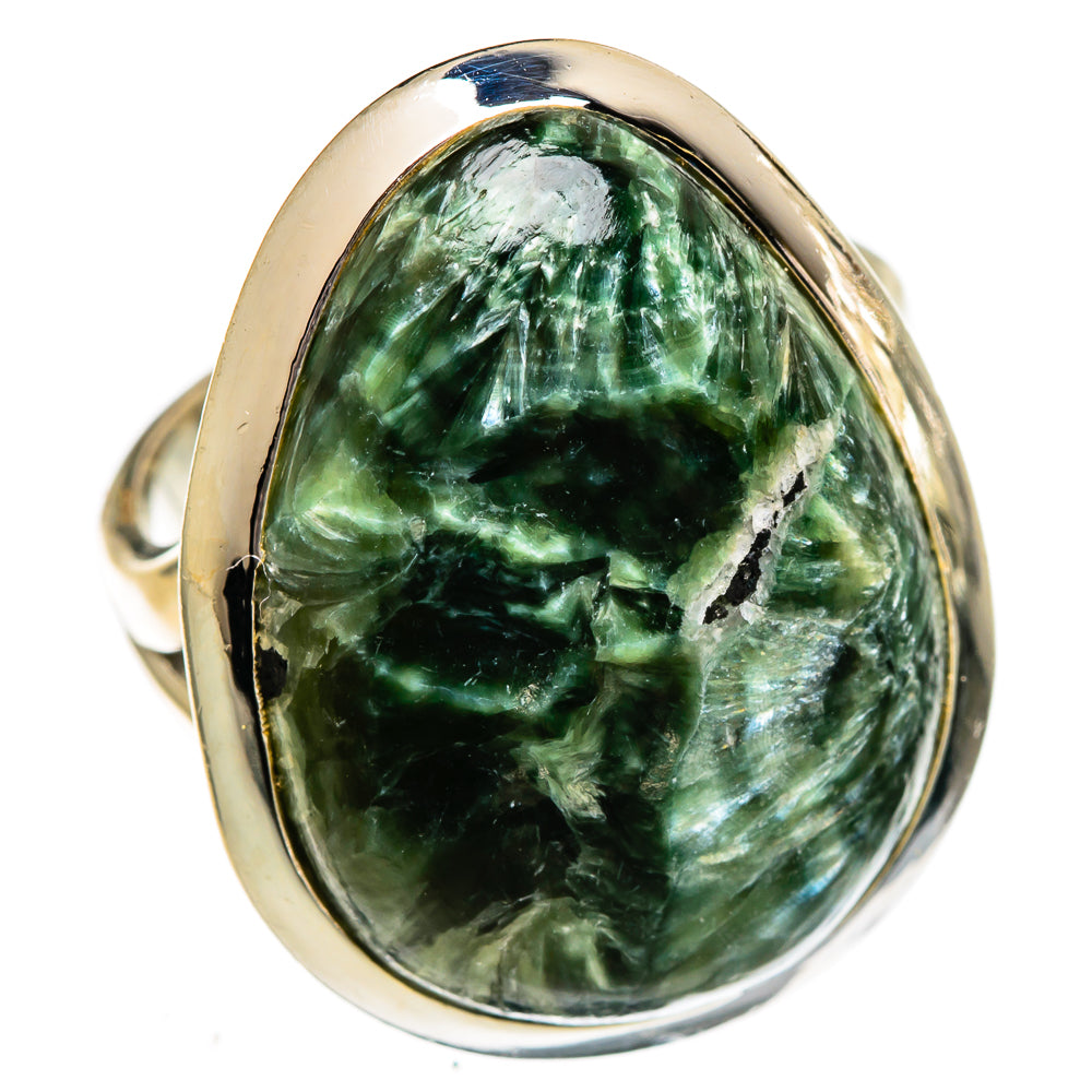 Seraphinite Rings handcrafted by Anasilvercos - RING106578 - Photo 2