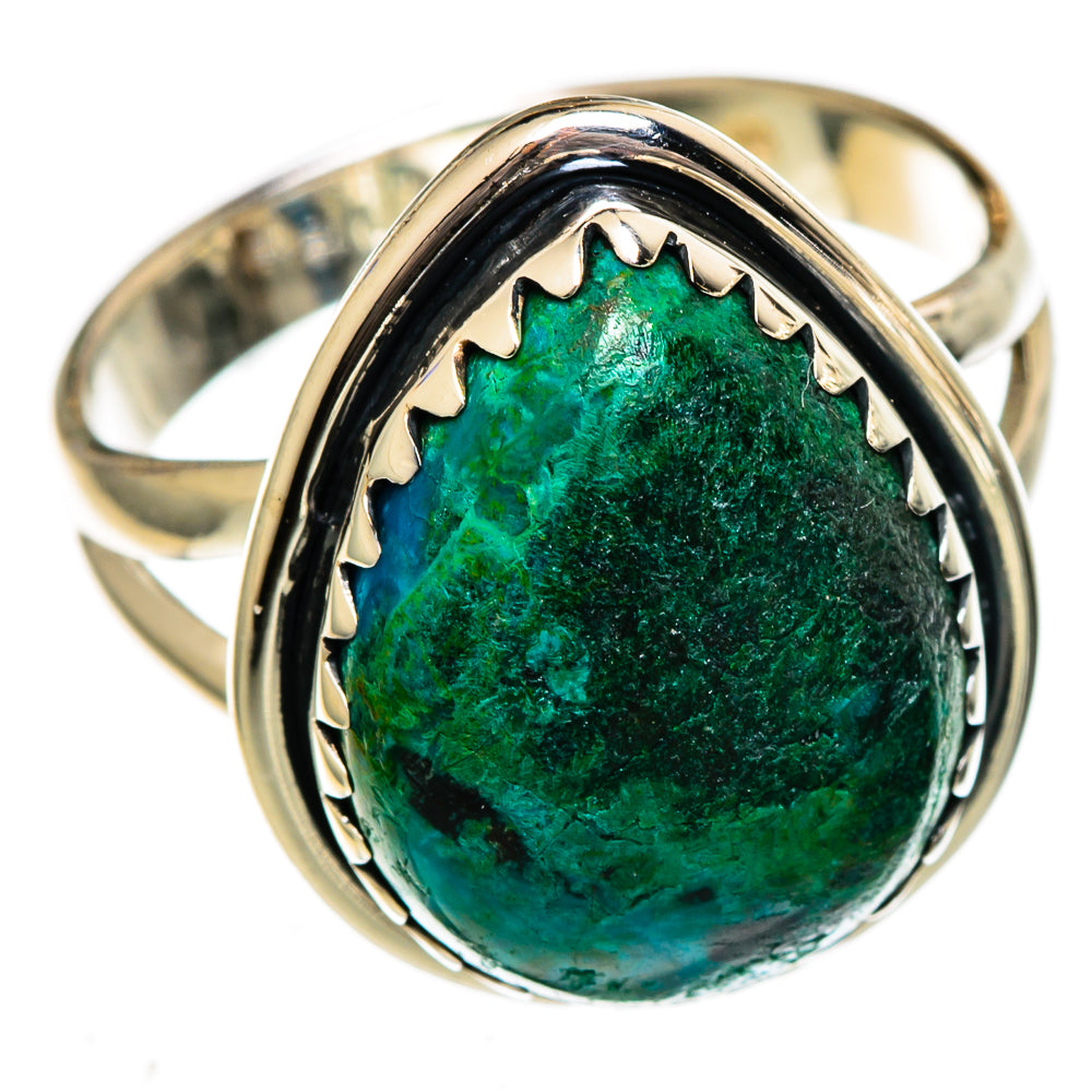 Chrysocolla Rings handcrafted by Anasilvercos - RING106579 - Photo 2