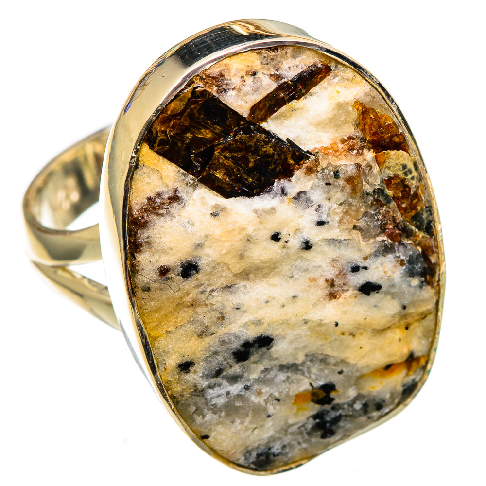 Astrophyllite Rings handcrafted by Anasilvercos - RING106587 - Photo 2