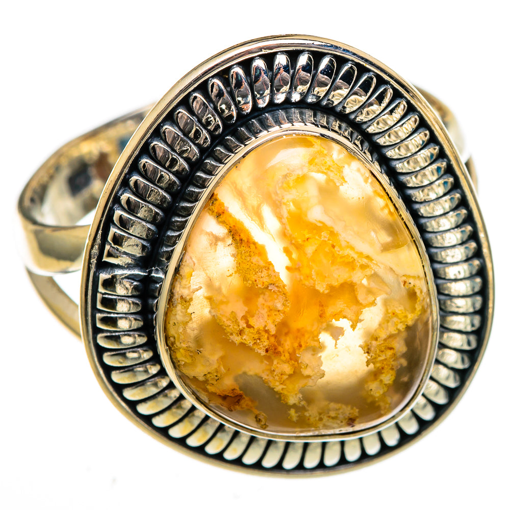 Plume Agate Rings handcrafted by Anasilvercos - RING106590 - Photo 2