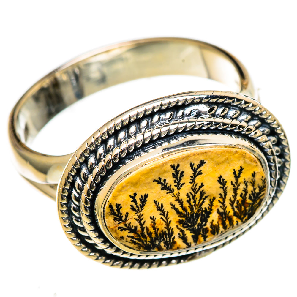 Germany Psilomelane Dendrite Rings handcrafted by Anasilvercos - RING106626 - Photo 2