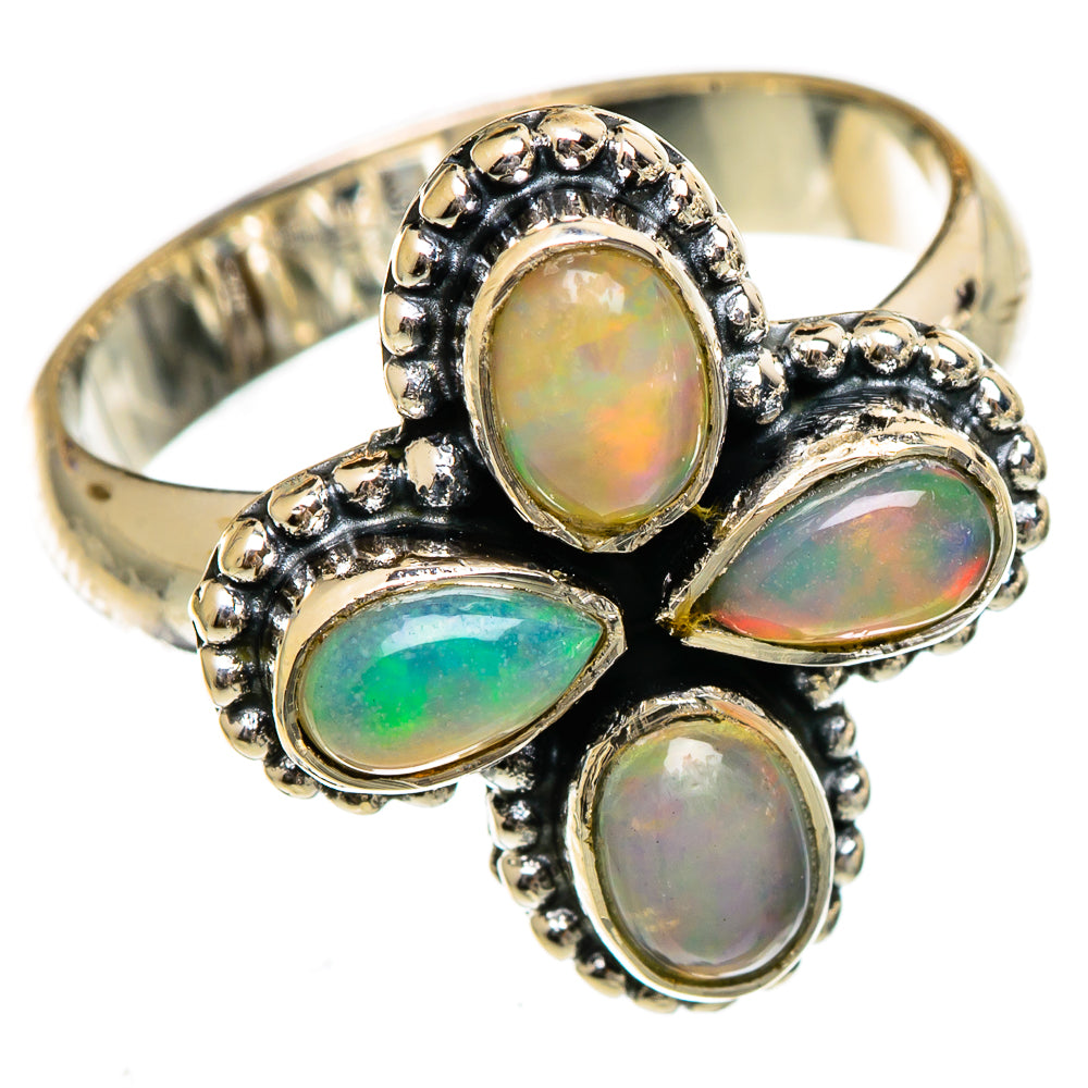 Ethiopian Opal Rings handcrafted by Anasilvercos - RING106636 - Photo 2
