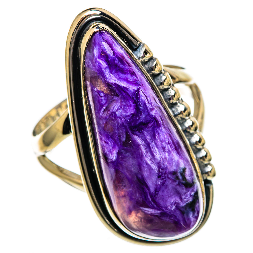 Charoite Rings handcrafted by Anasilvercos - RING106659 - Photo 2