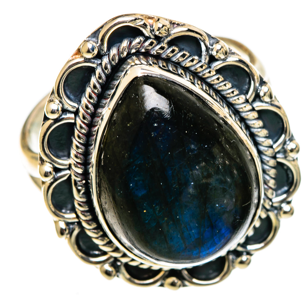 Labradorite Rings handcrafted by Anasilvercos - RING106674 - Photo 2