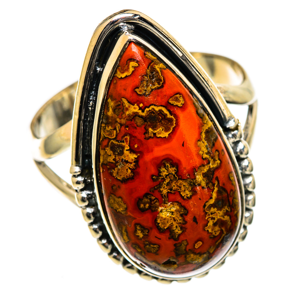 Moroccan Agate Rings handcrafted by Anasilvercos - RING106685 - Photo 2