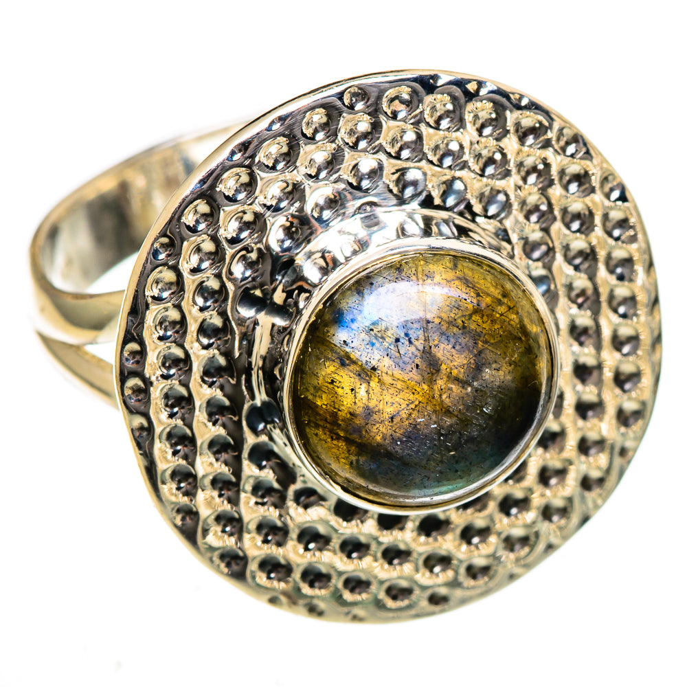 Labradorite Rings handcrafted by Anasilvercos - RING106699 - Photo 2