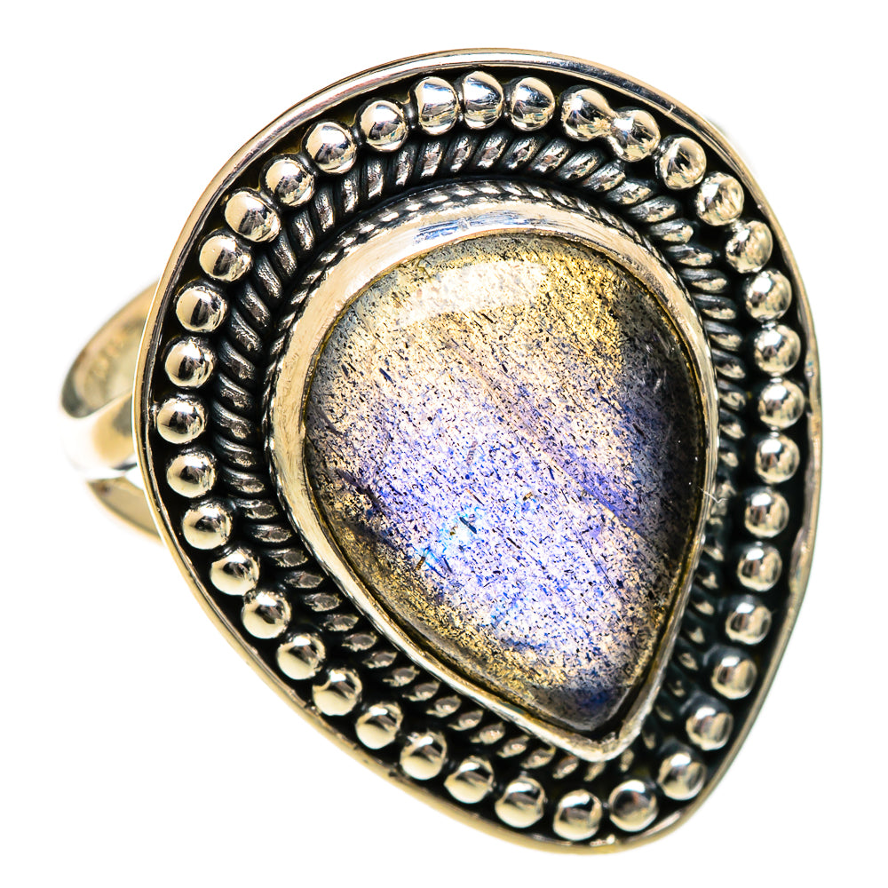 Labradorite Rings handcrafted by Anasilvercos - RING106701 - Photo 2