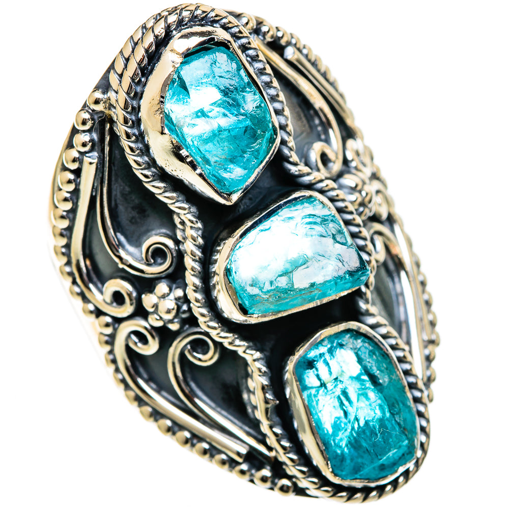 Apatite Rings handcrafted by Anasilvercos - RING106732 - Photo 2