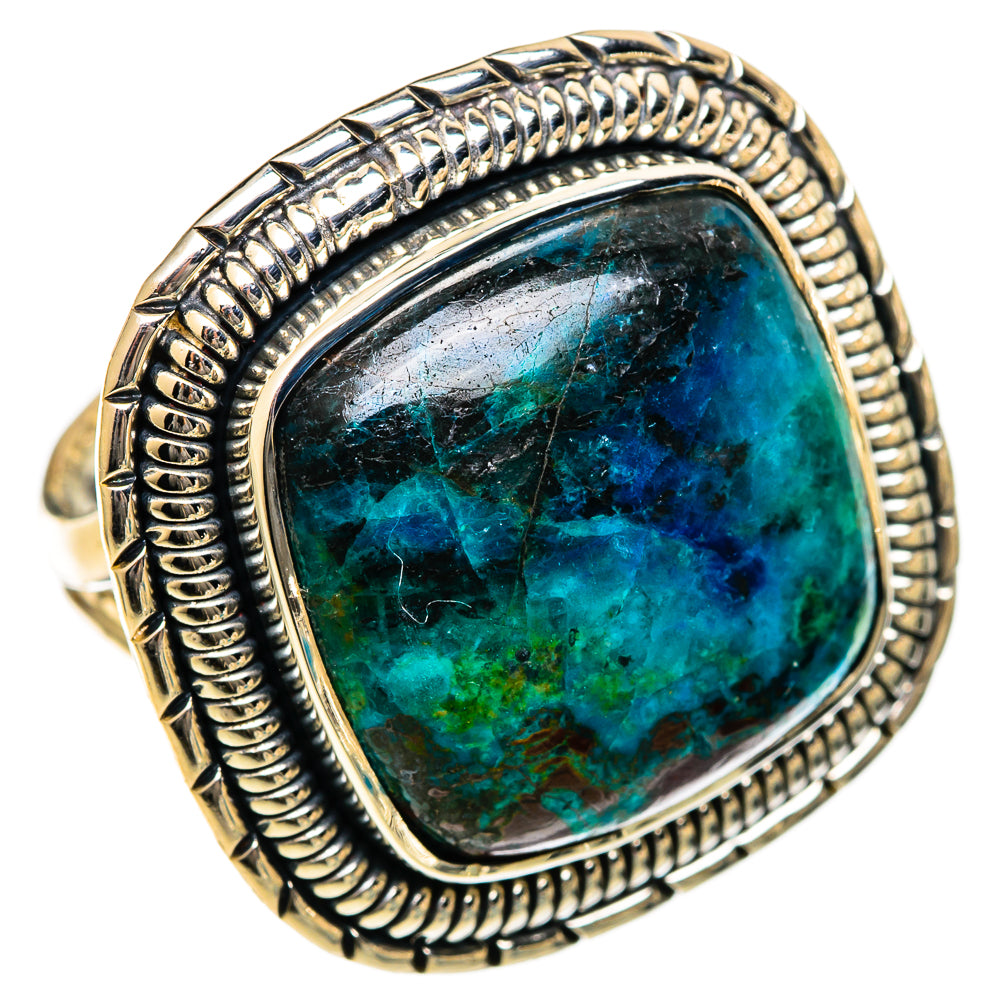 Chrysocolla Rings handcrafted by Anasilvercos - RING106741 - Photo 2