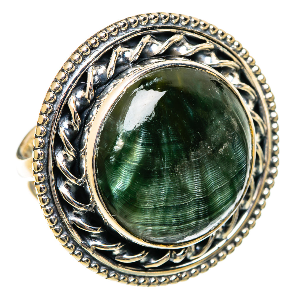 Seraphinite Rings handcrafted by Anasilvercos - RING106743 - Photo 2