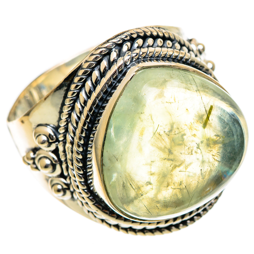 Prehnite Rings handcrafted by Anasilvercos - RING106749 - Photo 2