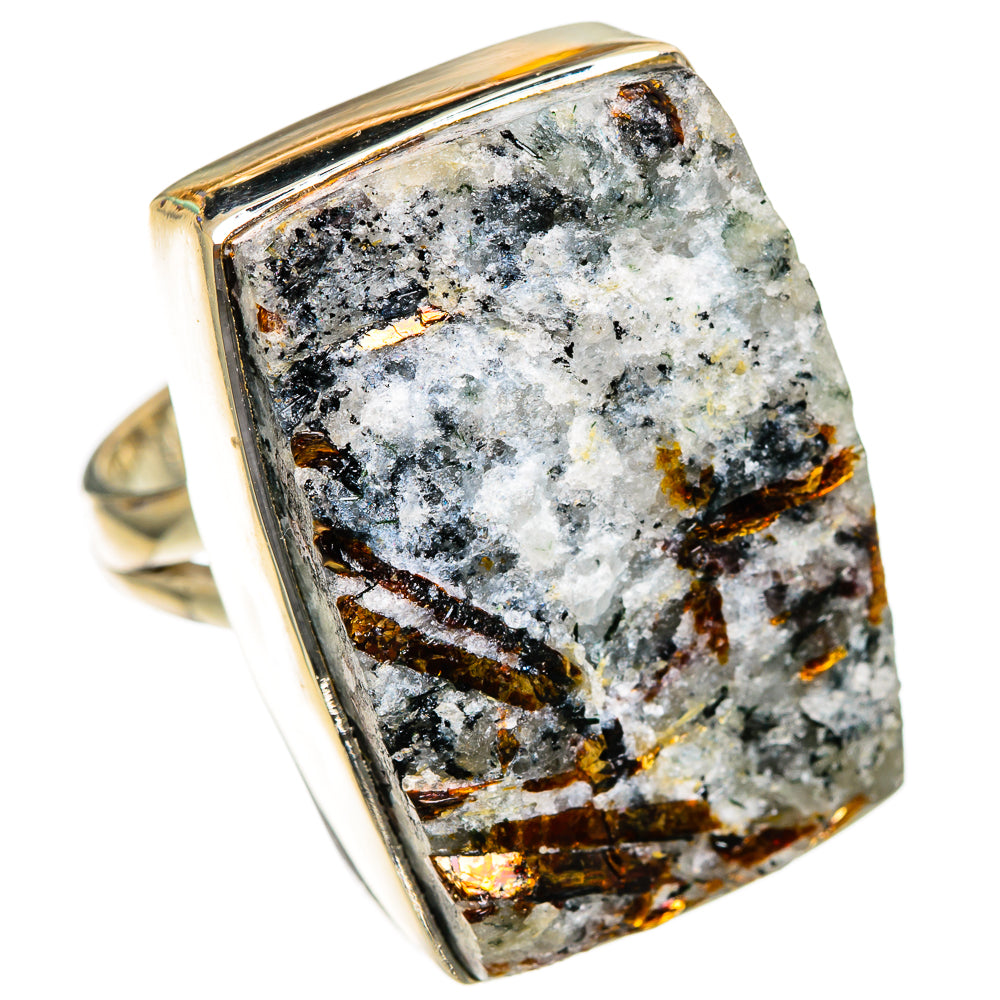 Astrophyllite Rings handcrafted by Anasilvercos - RING106756 - Photo 2