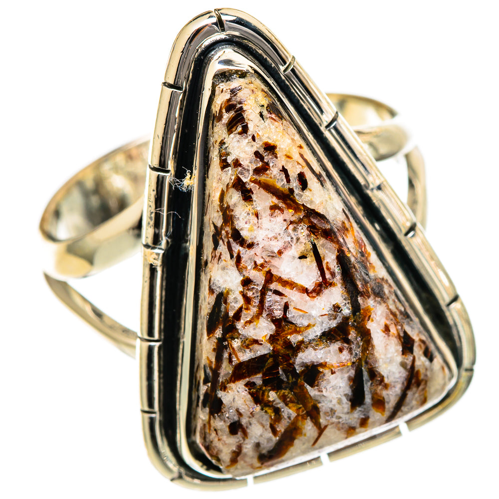 Astrophyllite Rings handcrafted by Anasilvercos - RING106758 - Photo 2