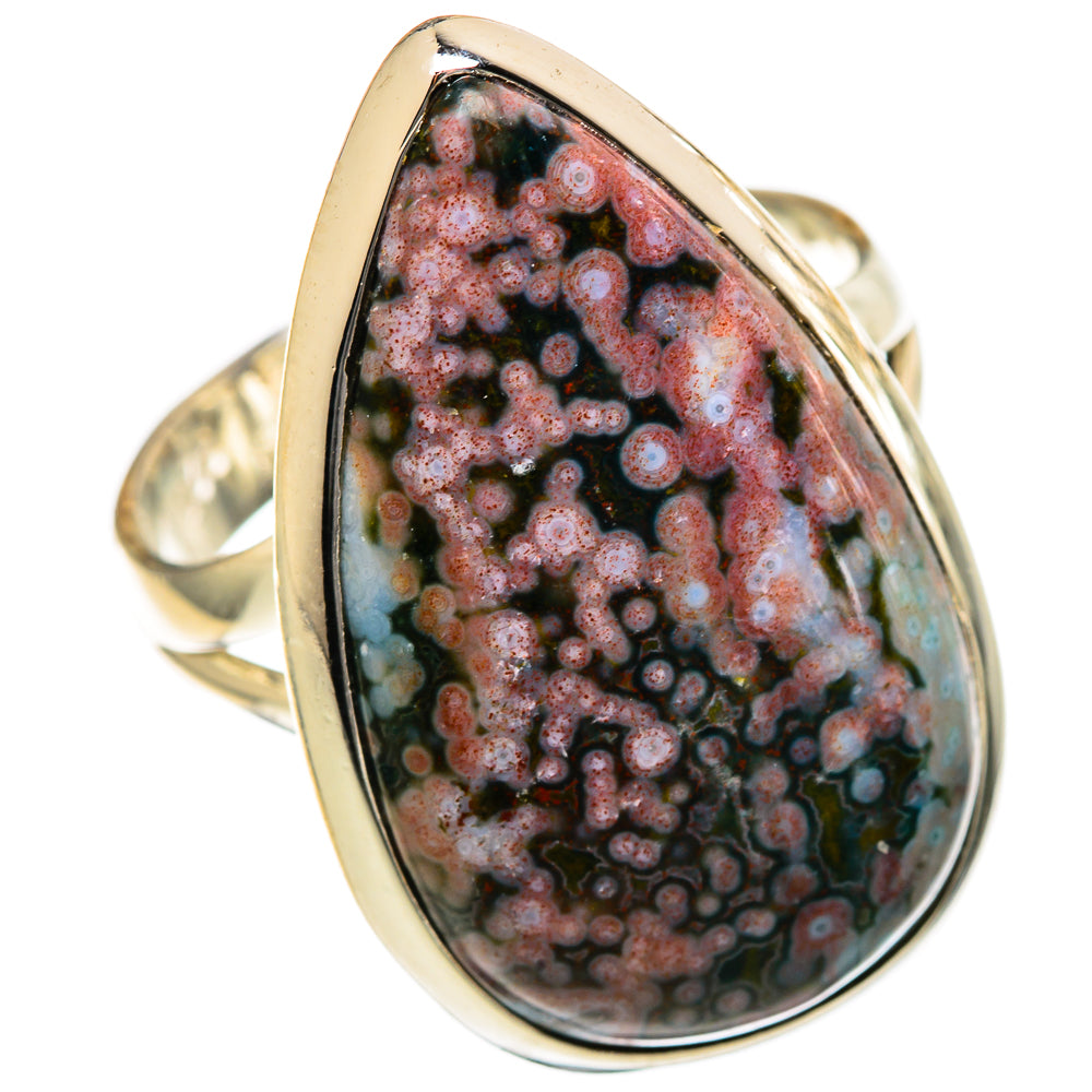 Ocean Jasper Rings handcrafted by Anasilvercos - RING106776 - Photo 2