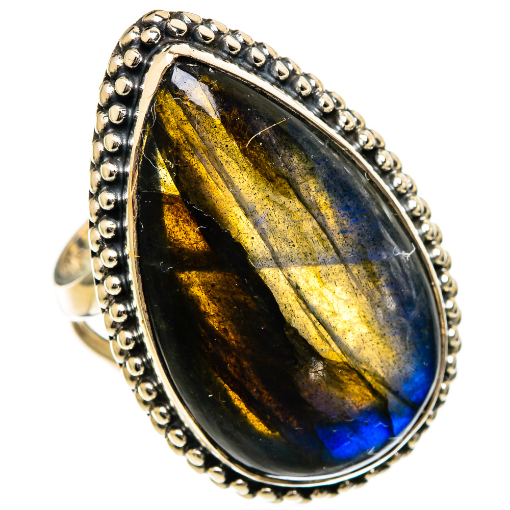 Labradorite Rings handcrafted by Anasilvercos - RING106782 - Photo 2