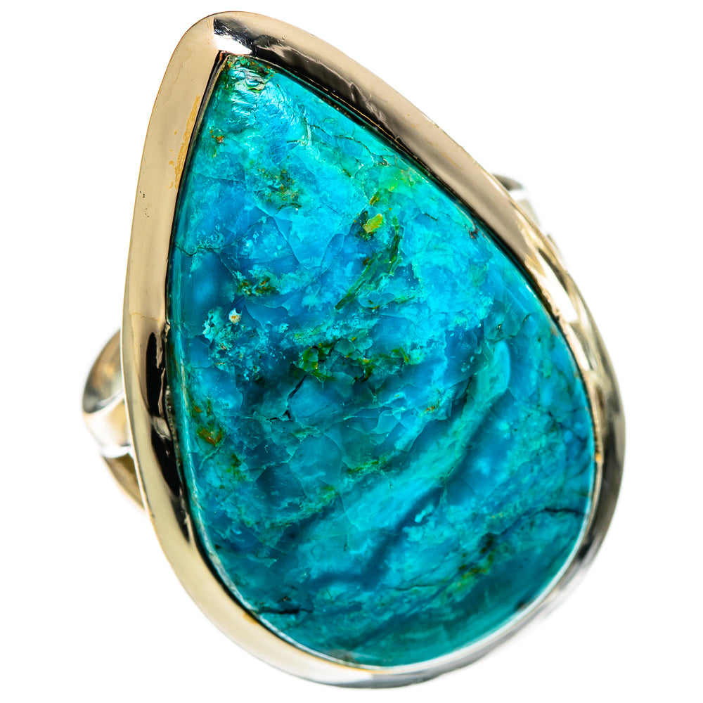 Chrysocolla Rings handcrafted by Anasilvercos - RING106783 - Photo 2